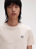 Fred Perry Crew Neck Beige T-shirt