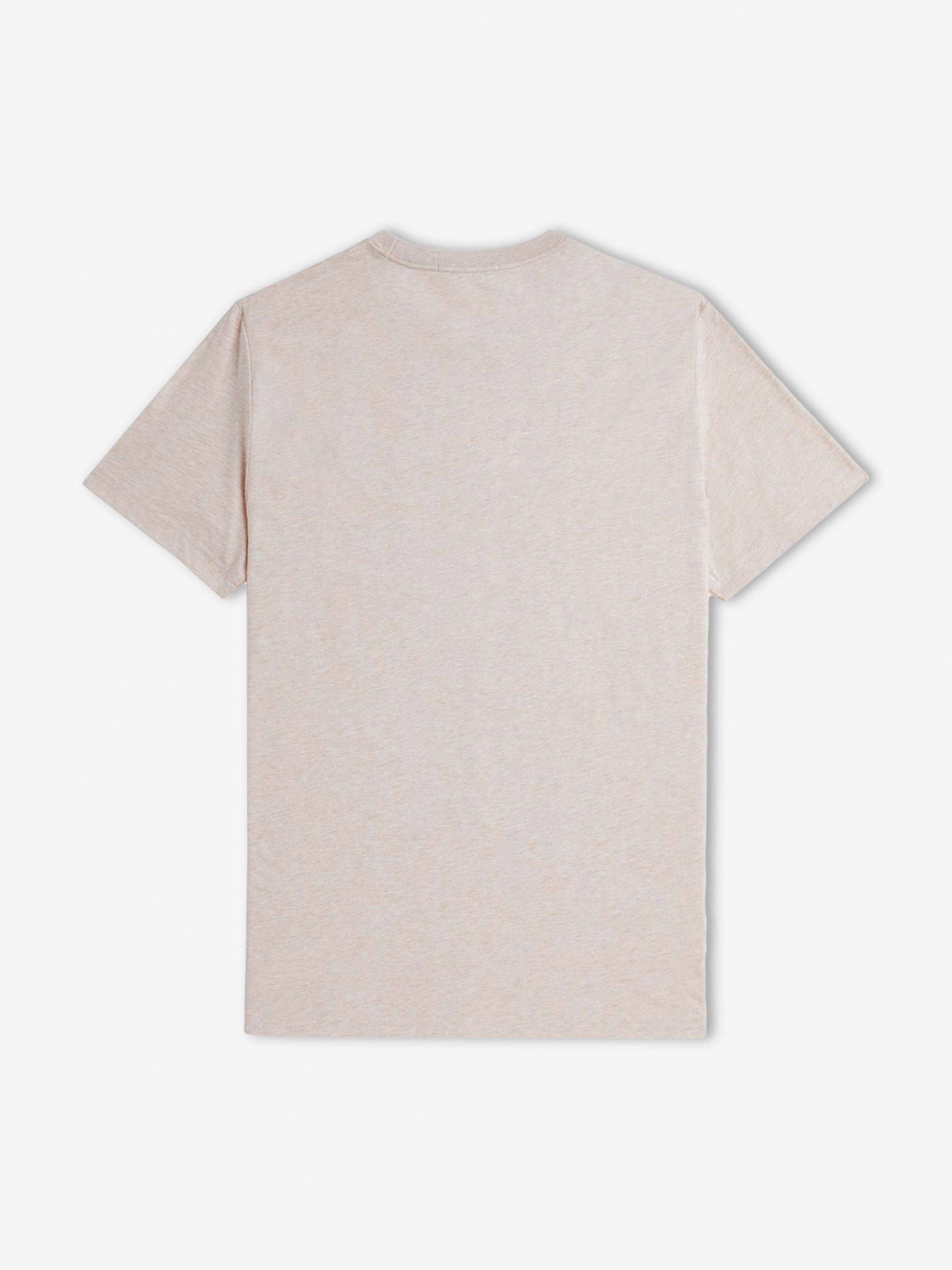 Fred Perry Crew Neck Beige T-shirt
