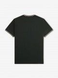 Fred Perry Twin Tipped Green and White T-shirt
