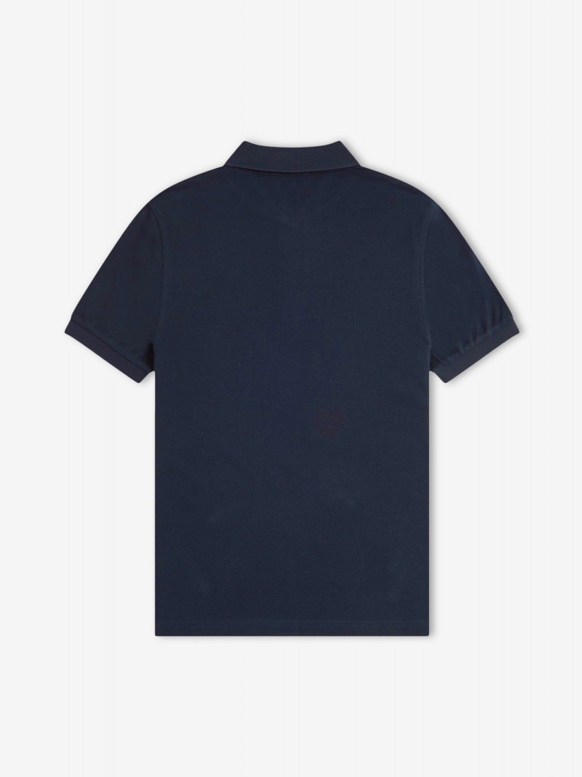 Fred Perry Striped Blue Polo Shirt