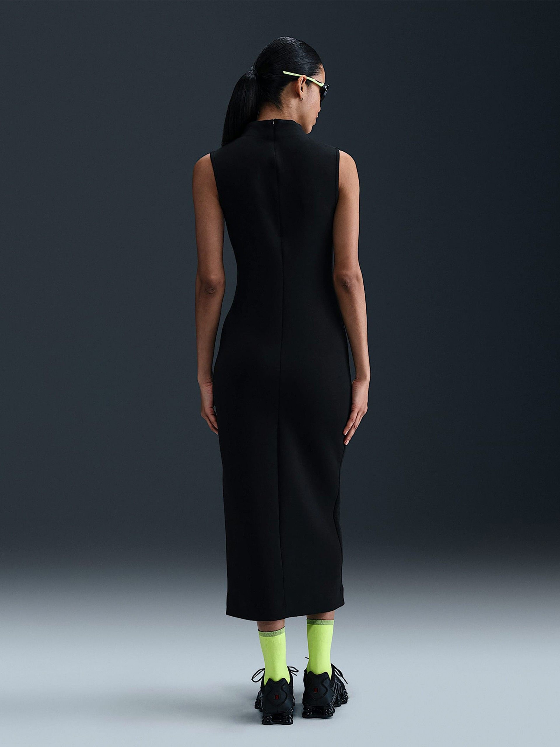 Nike Sportswear Tech Fleece Black Dress For Women