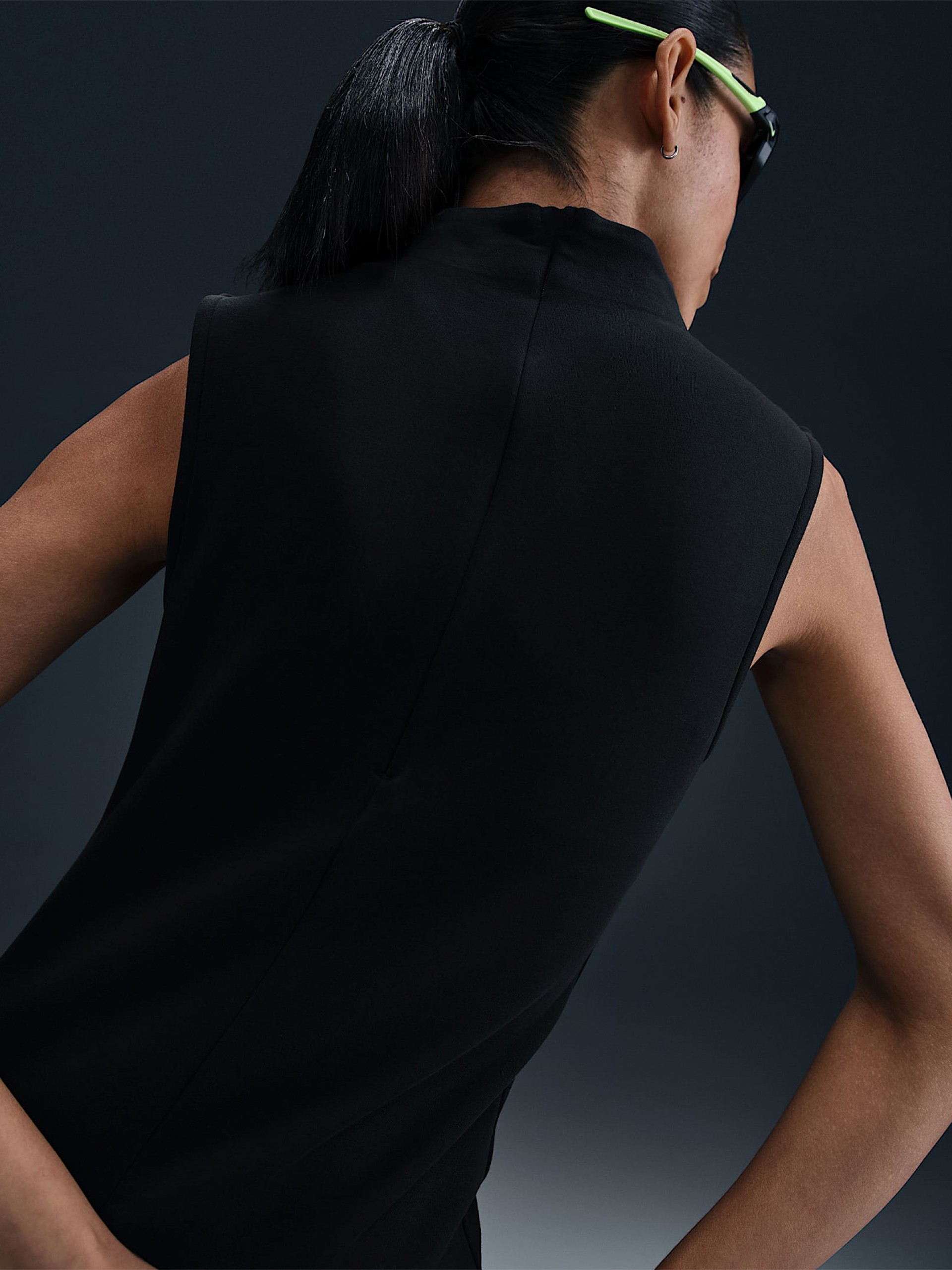 Nike Sportswear Tech Fleece Black Dress For Women