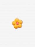 Pin Crocs Jibbitz Flor Laranja