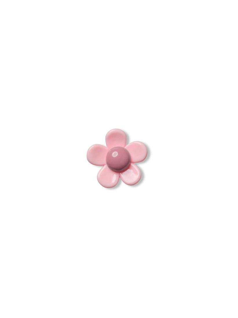 Pin Crocs Jibbitz Flor Rosa