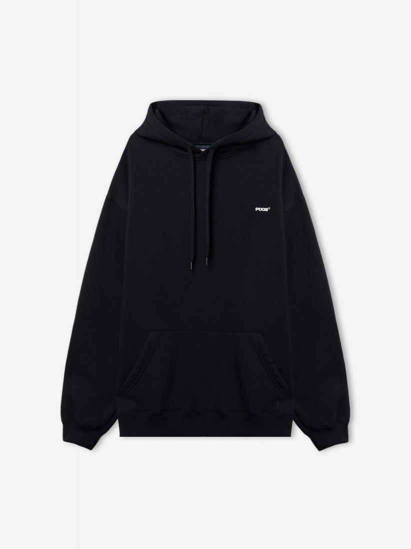Sudadera con Capucha Pixis Tours Negra