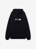 Sudadera con Capucha Pixis Dijon Negra