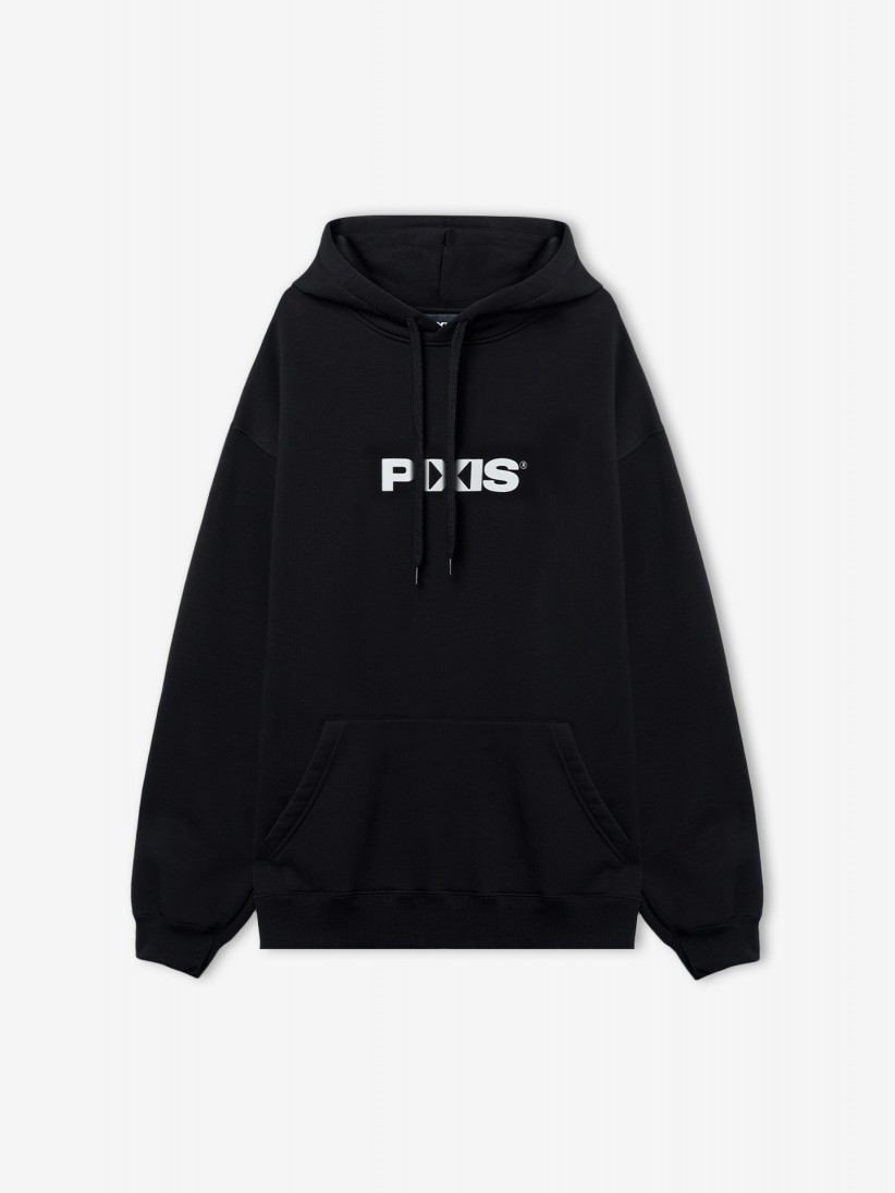 Sudadera con Capucha Pixis Dijon Negra