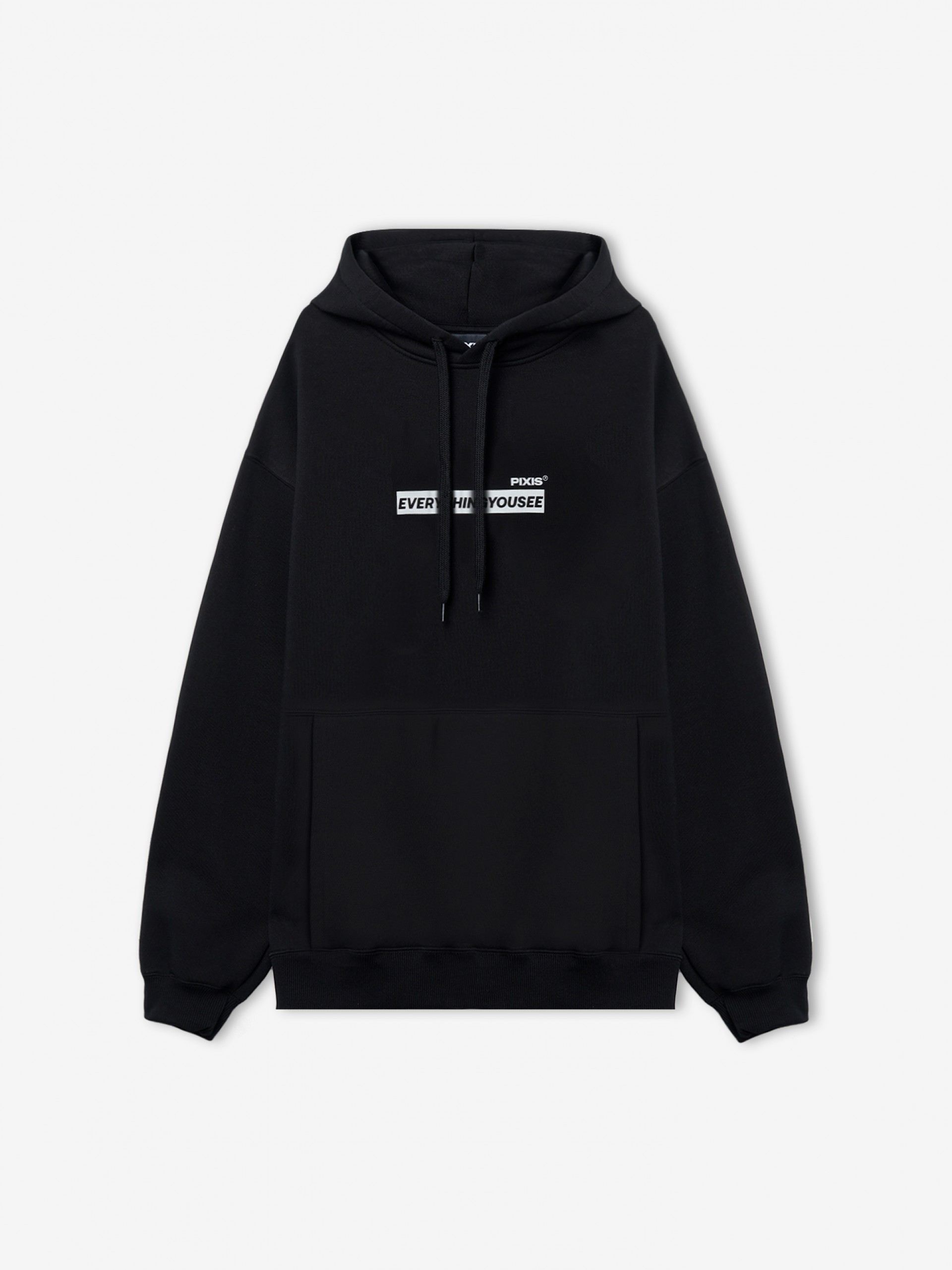 Camisola com Capuz Pixis The Alpha Preta