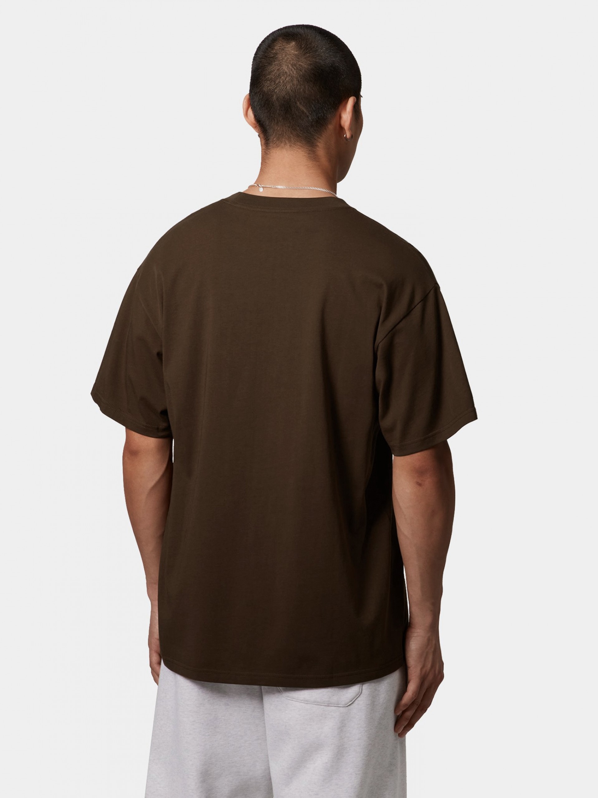 Carhartt WIP Script Embroidery Brown T-shirt
