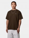 T-shirt Carhartt WIP Script Embroidery Castanha