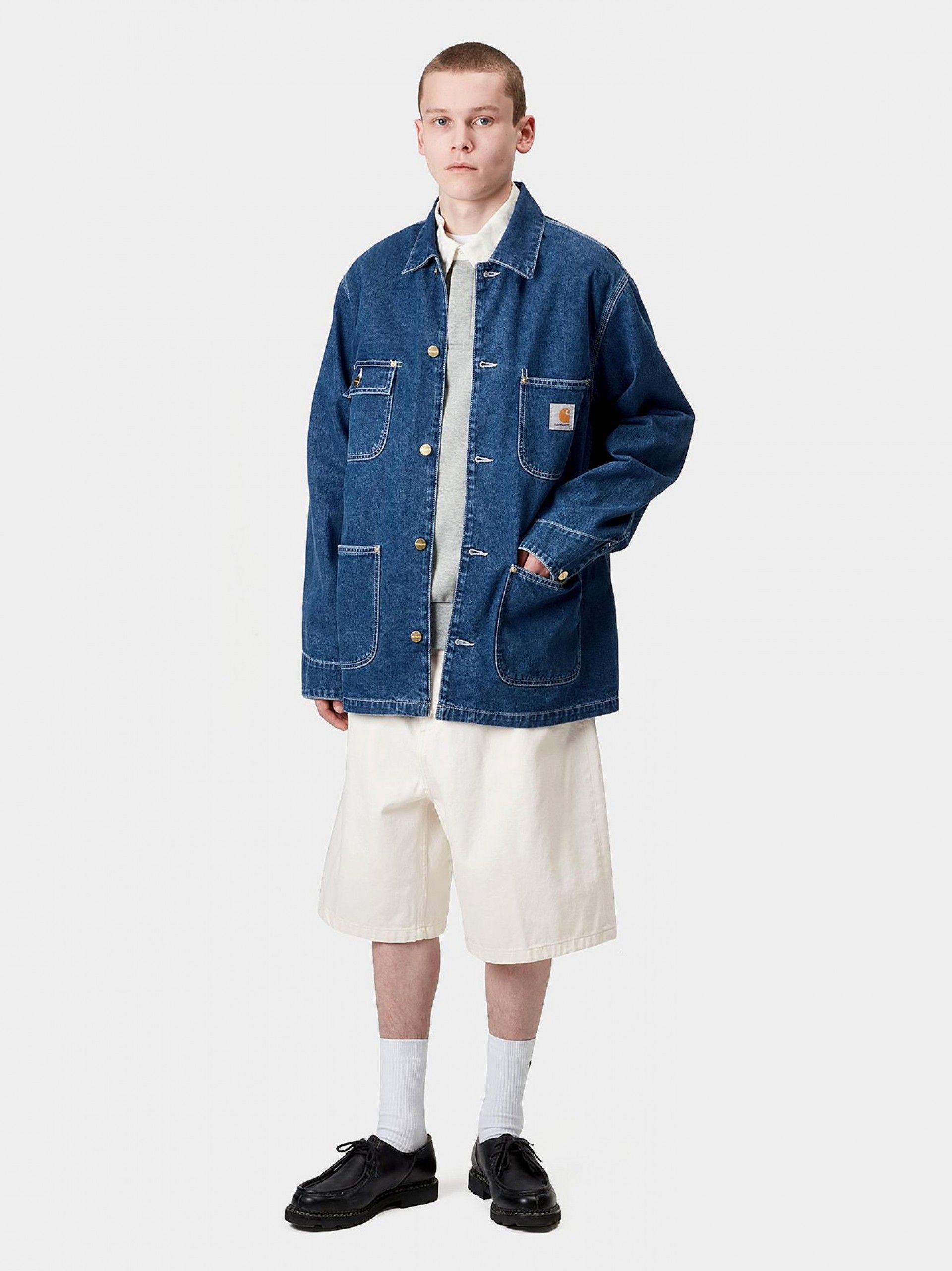 Carhartt WIP Brandon White Denim Shorts