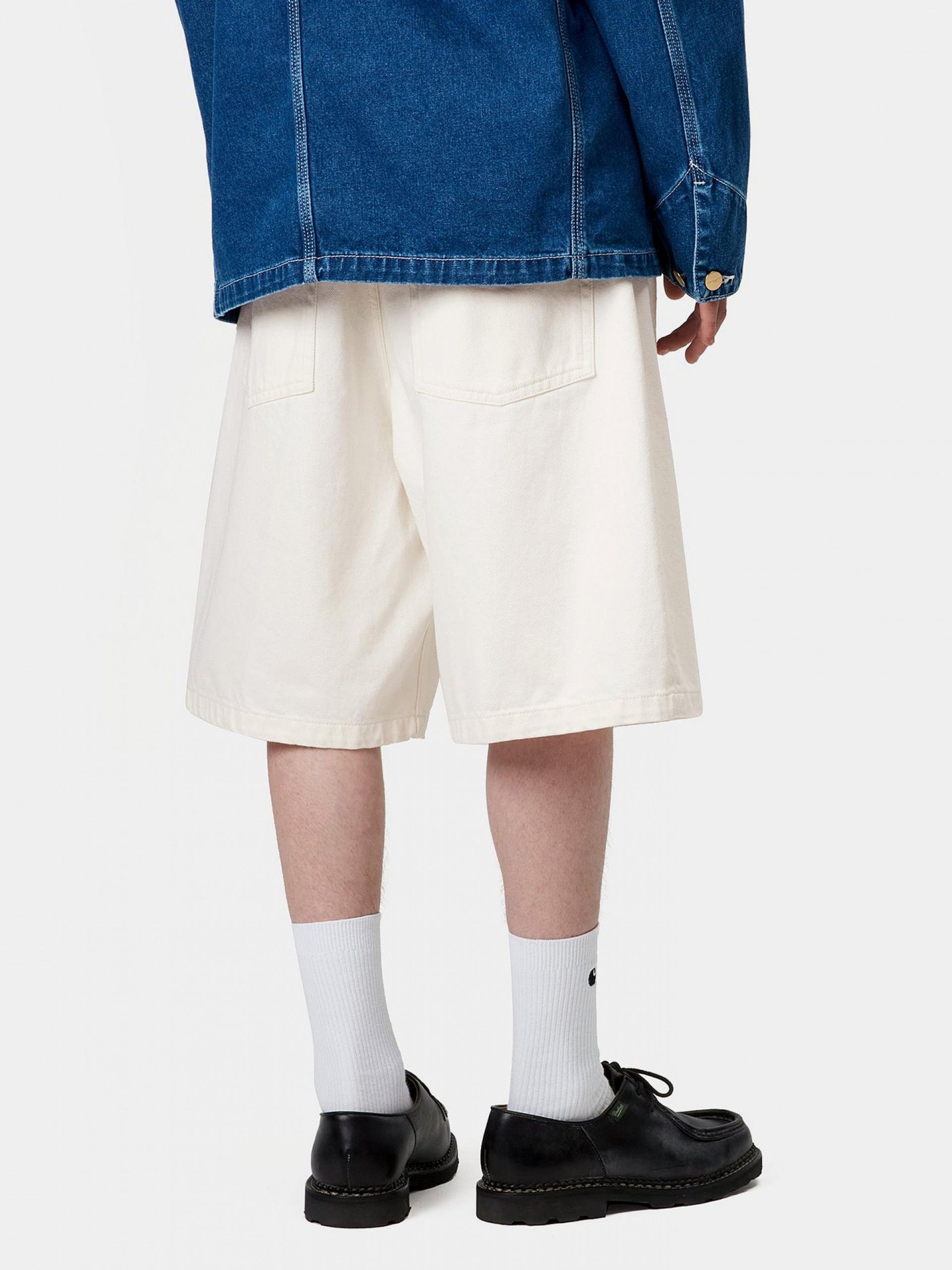 Carhartt WIP Brandon White Denim Shorts