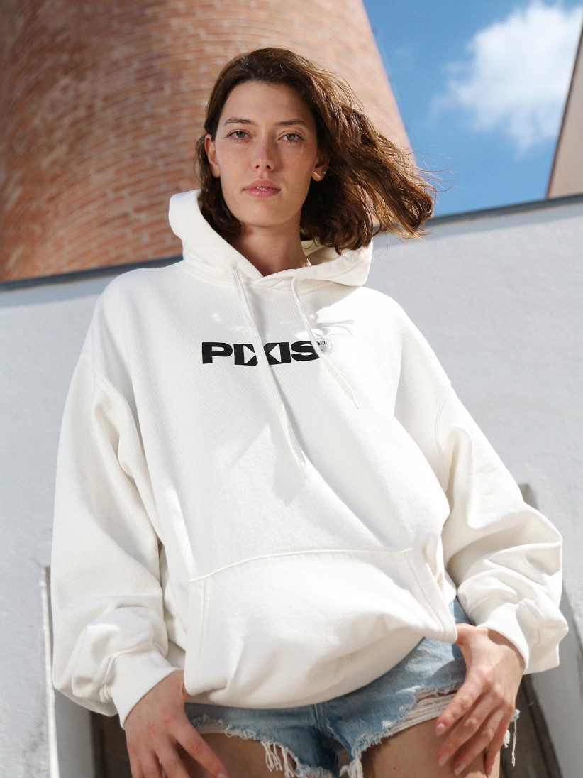 Camisola com Capuz Pixis Dijon Branca