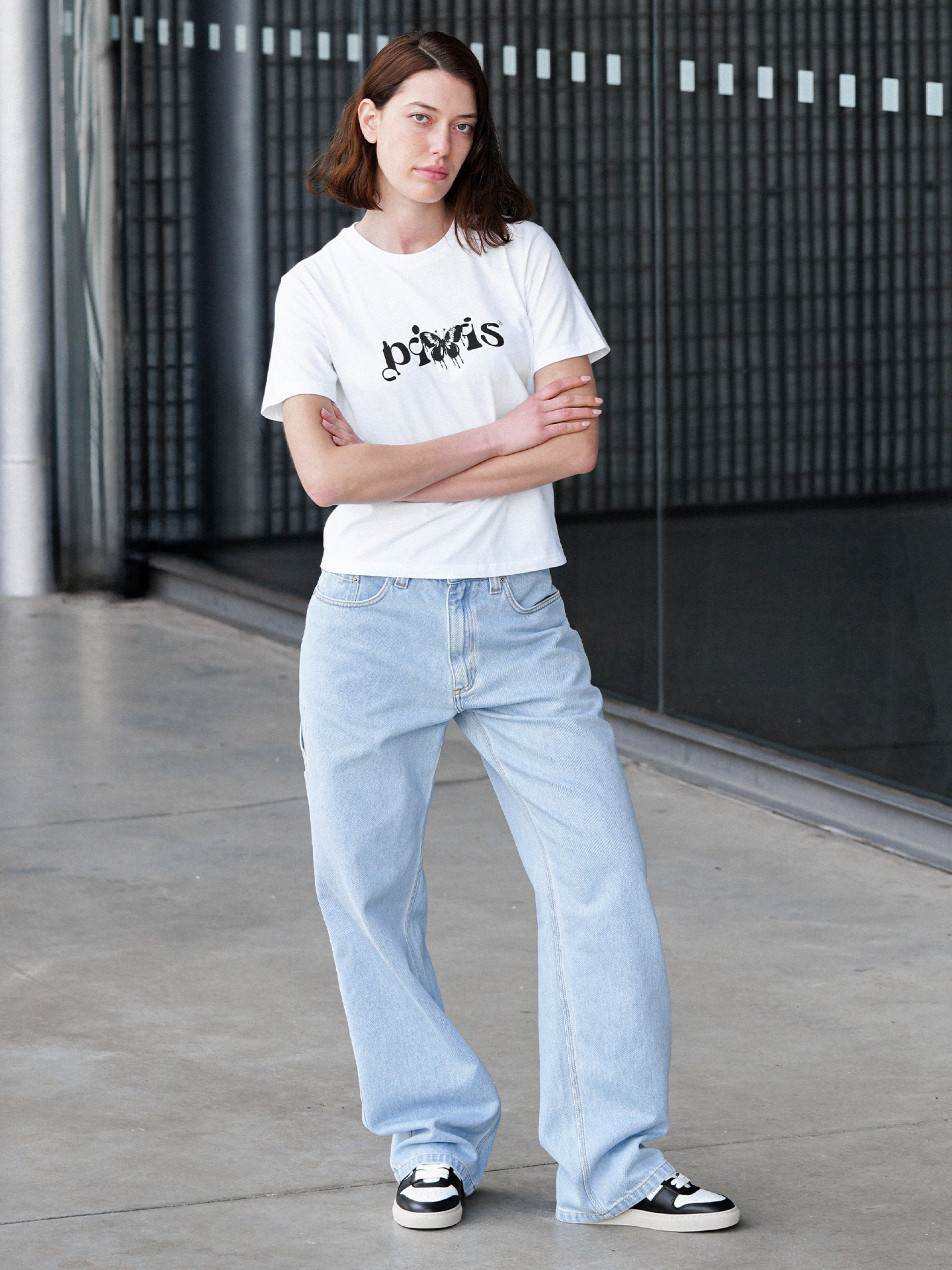 Pantalones Vaqueros Pixis Luxembourg Azules