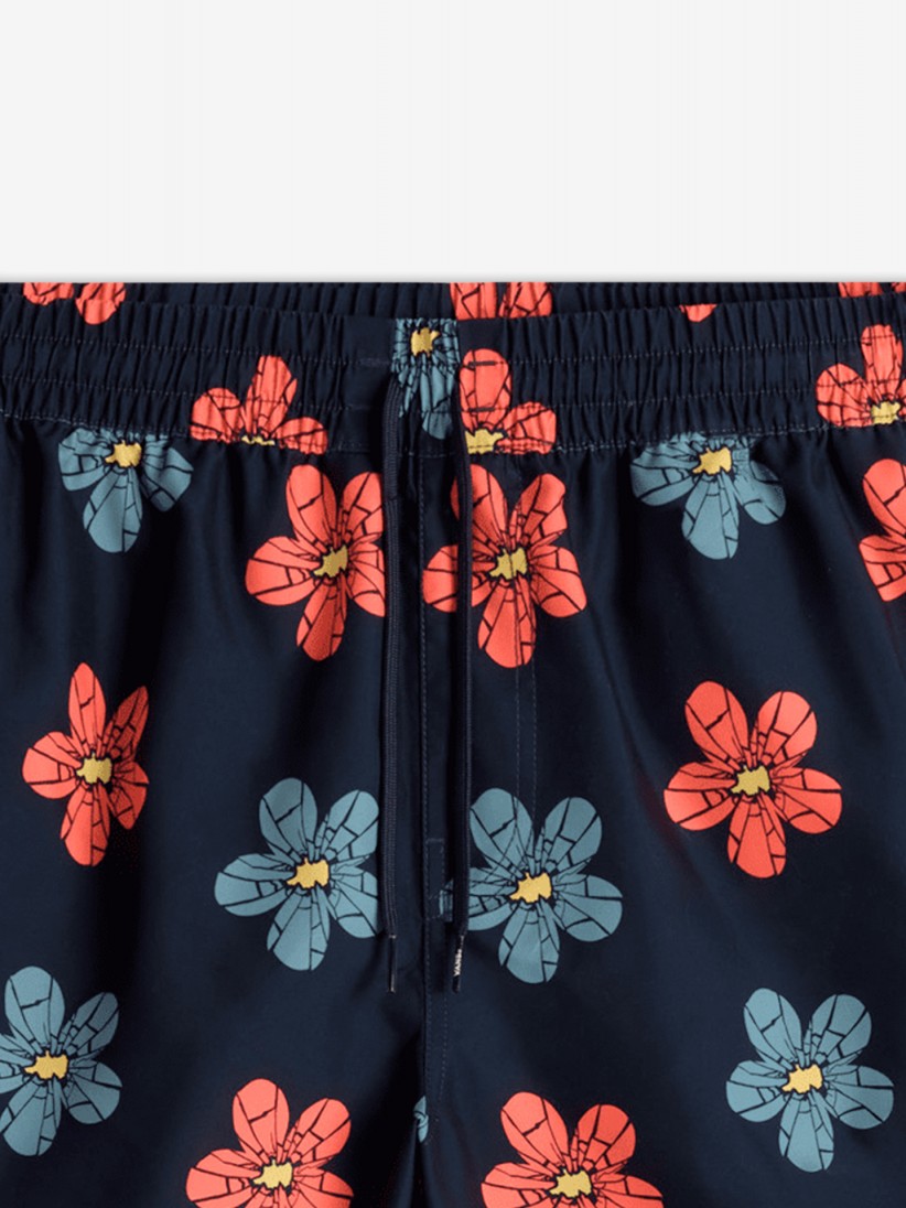 Vans Primary Print Blue Printed Swimming Shorts