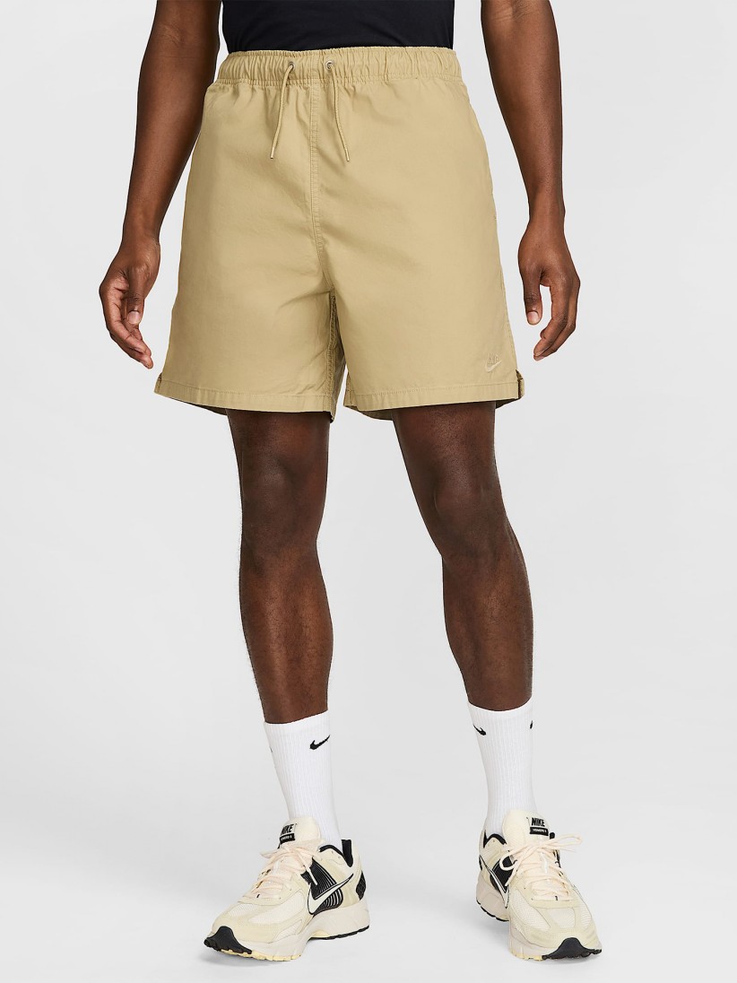 Nike Club Flow Beige Shorts For Men