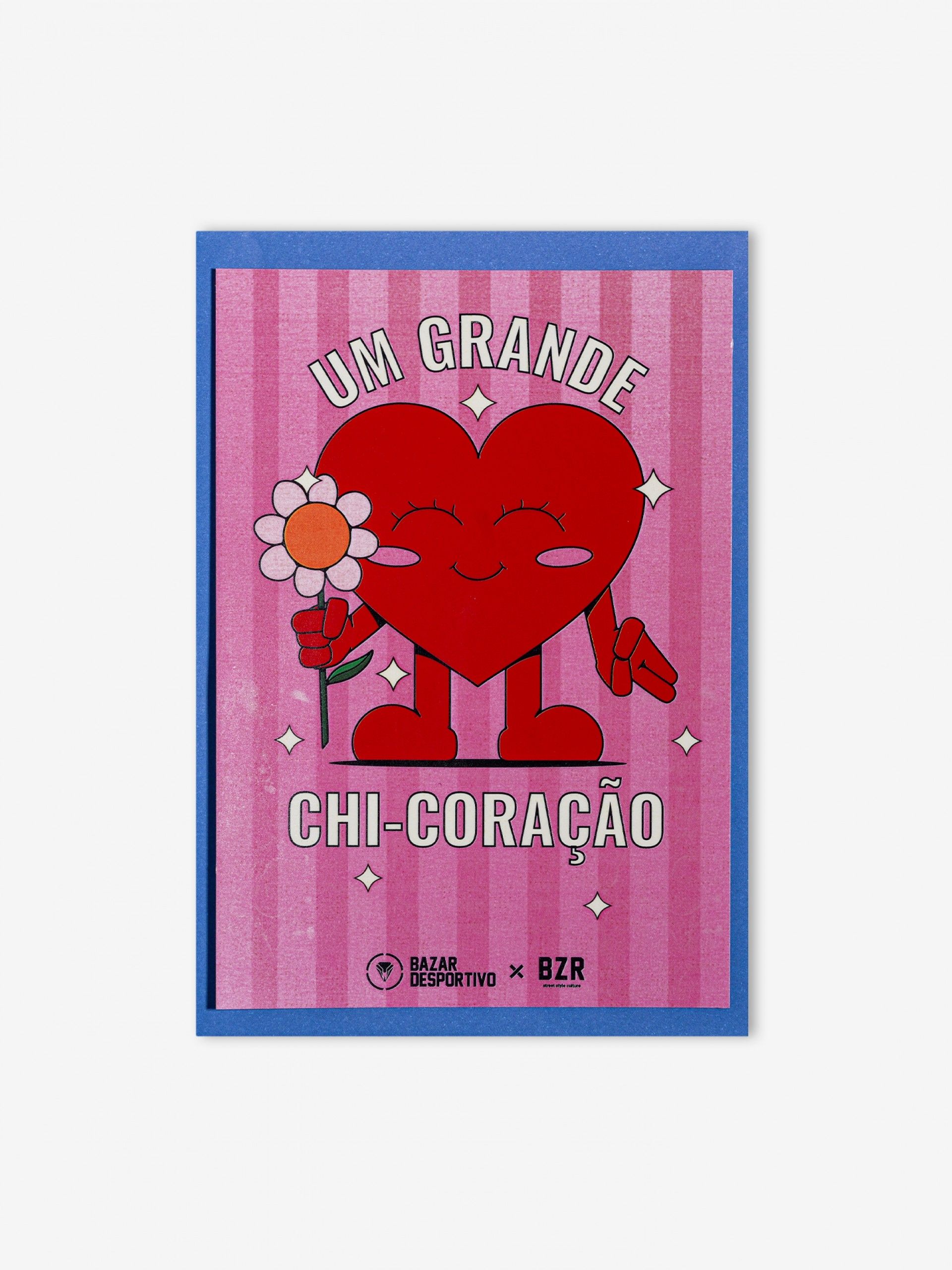 Tarjeta Postal Chi-coração (Abrazo)