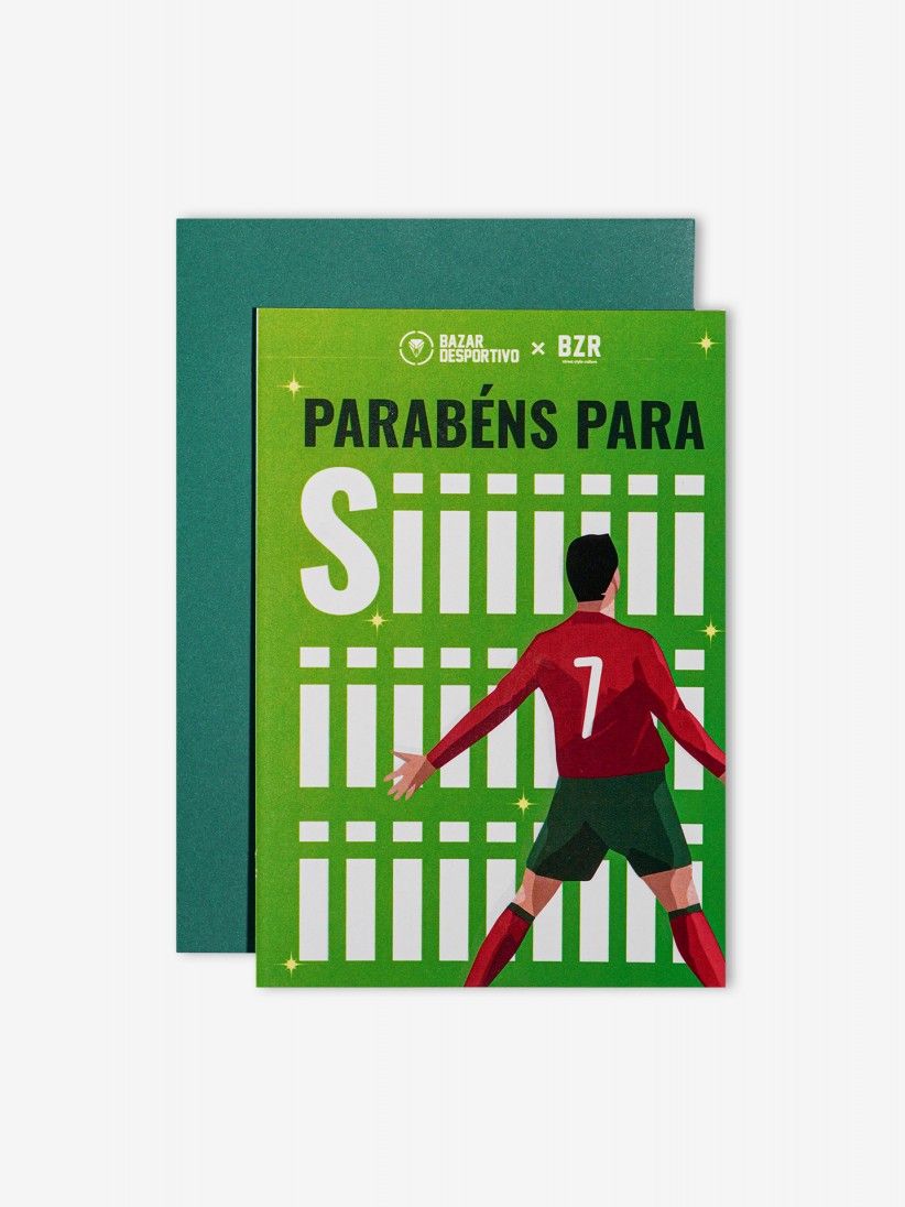 Siiiii CR7 Postcard