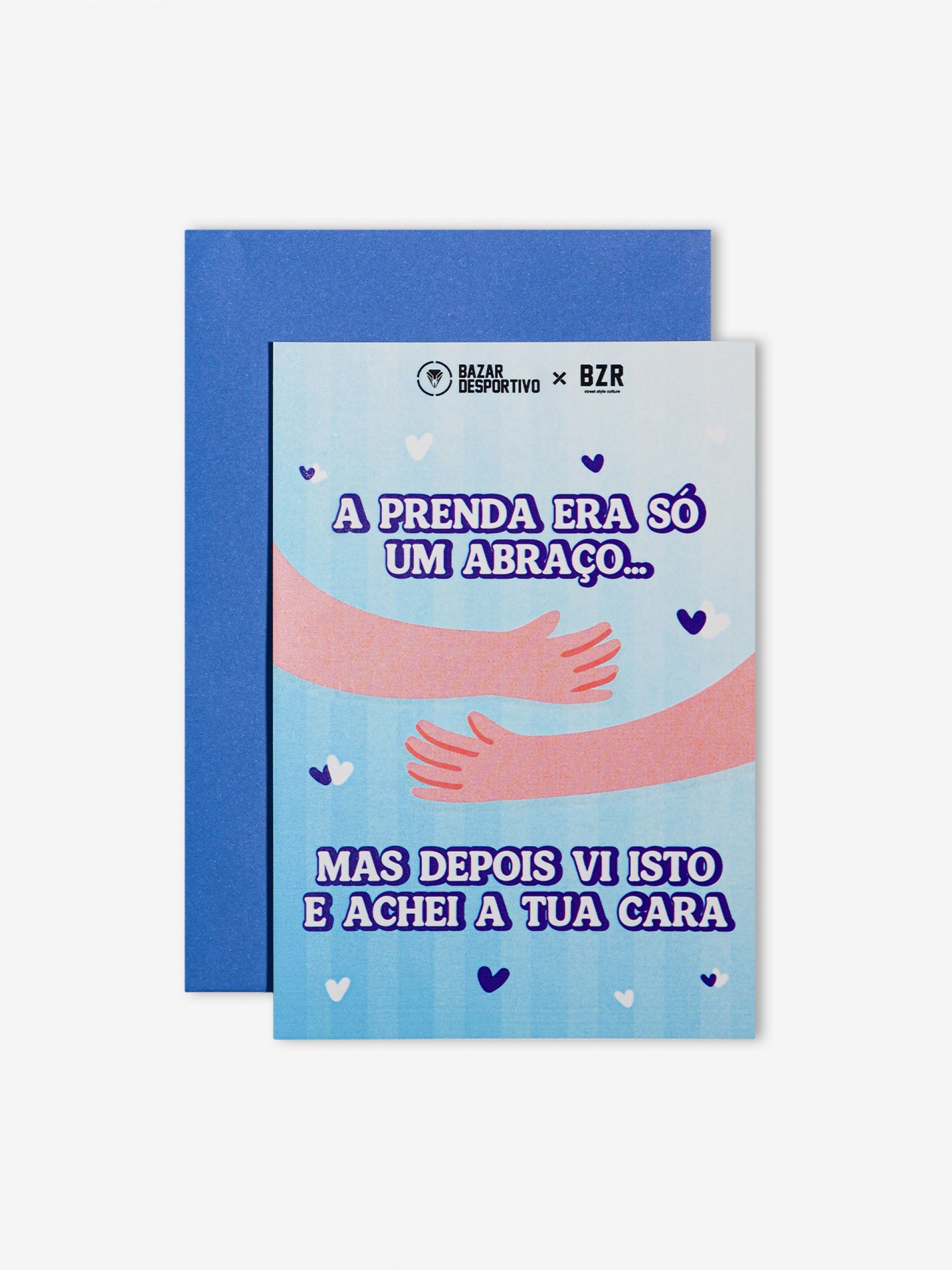 Tarjeta Postal Abraço (Abrazo)