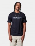 Camiseta Carhartt WIP Solar Chrome Script Azul