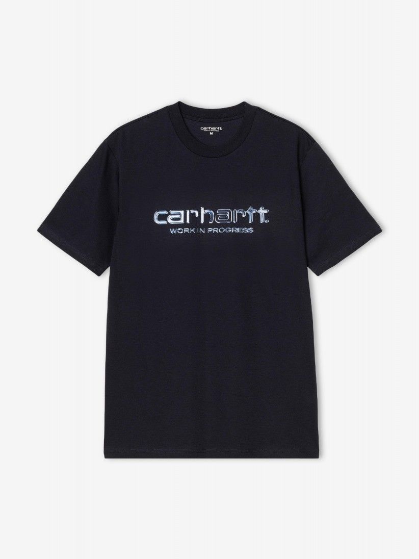 Camiseta Carhartt WIP Solar Chrome Script Azul