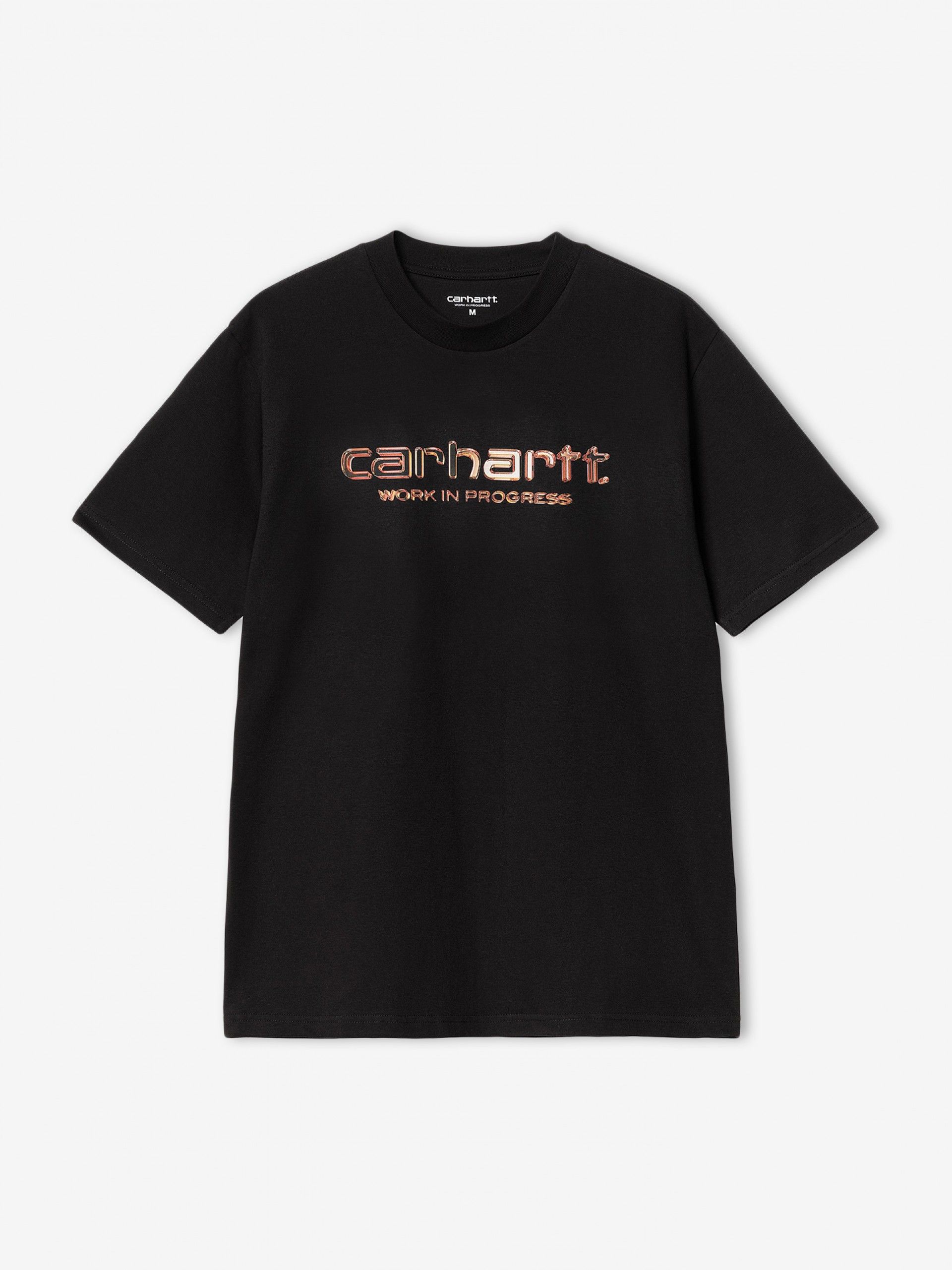 T-shirt Carhartt WIP Solar Chrome Script Preta