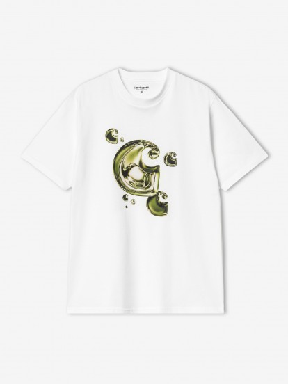 Carhartt WIP Solar Chrome C-Logo White T-shirt