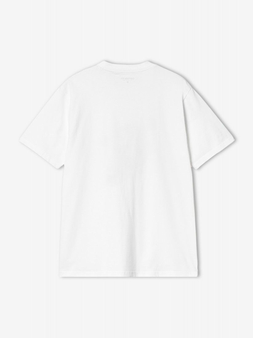 T-shirt Carhartt WIP Solar Chrome C-Logo Branca