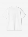 T-shirt Carhartt WIP Solar Chrome C-Logo Branca