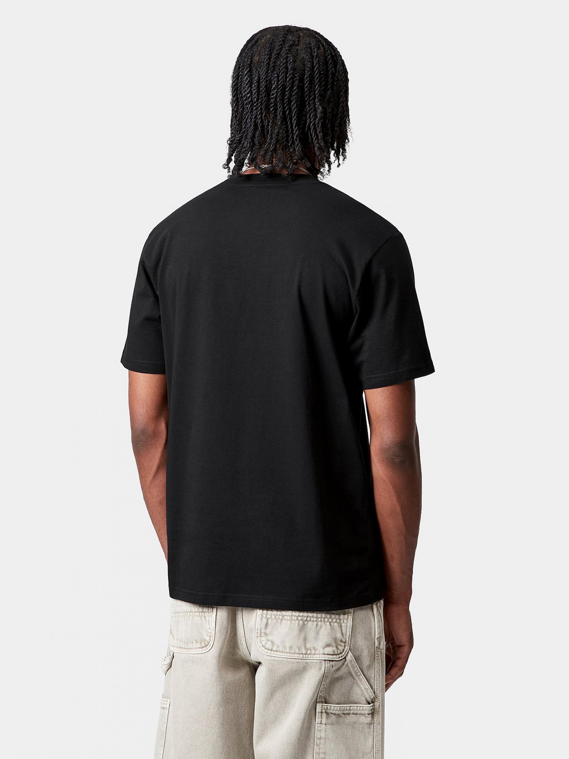 Camiseta Carhartt WIP Solar Chrome C-Logo Negra