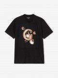 T-shirt Carhartt WIP Solar Chrome C-Logo Preta