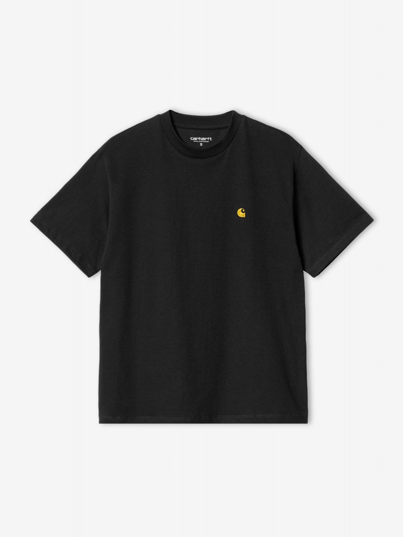 T-shirt Carhartt WIP Chase W Preta