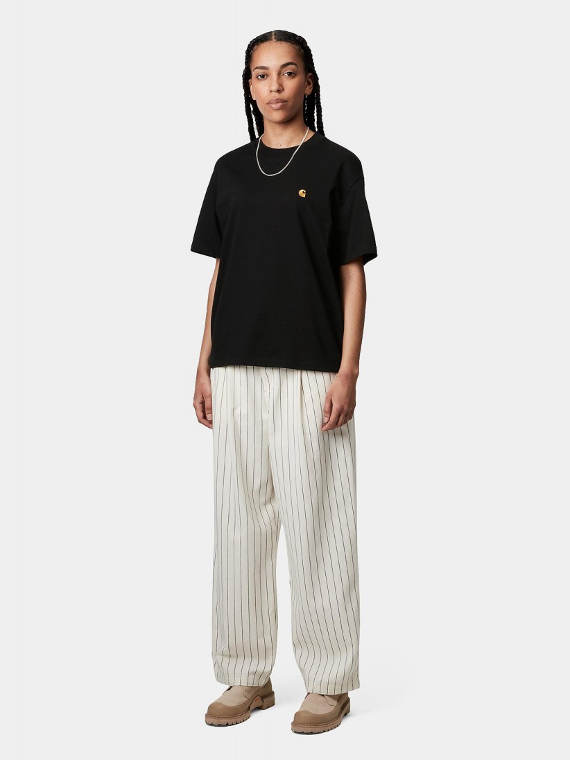 T-shirt Carhartt WIP Chase W Preta