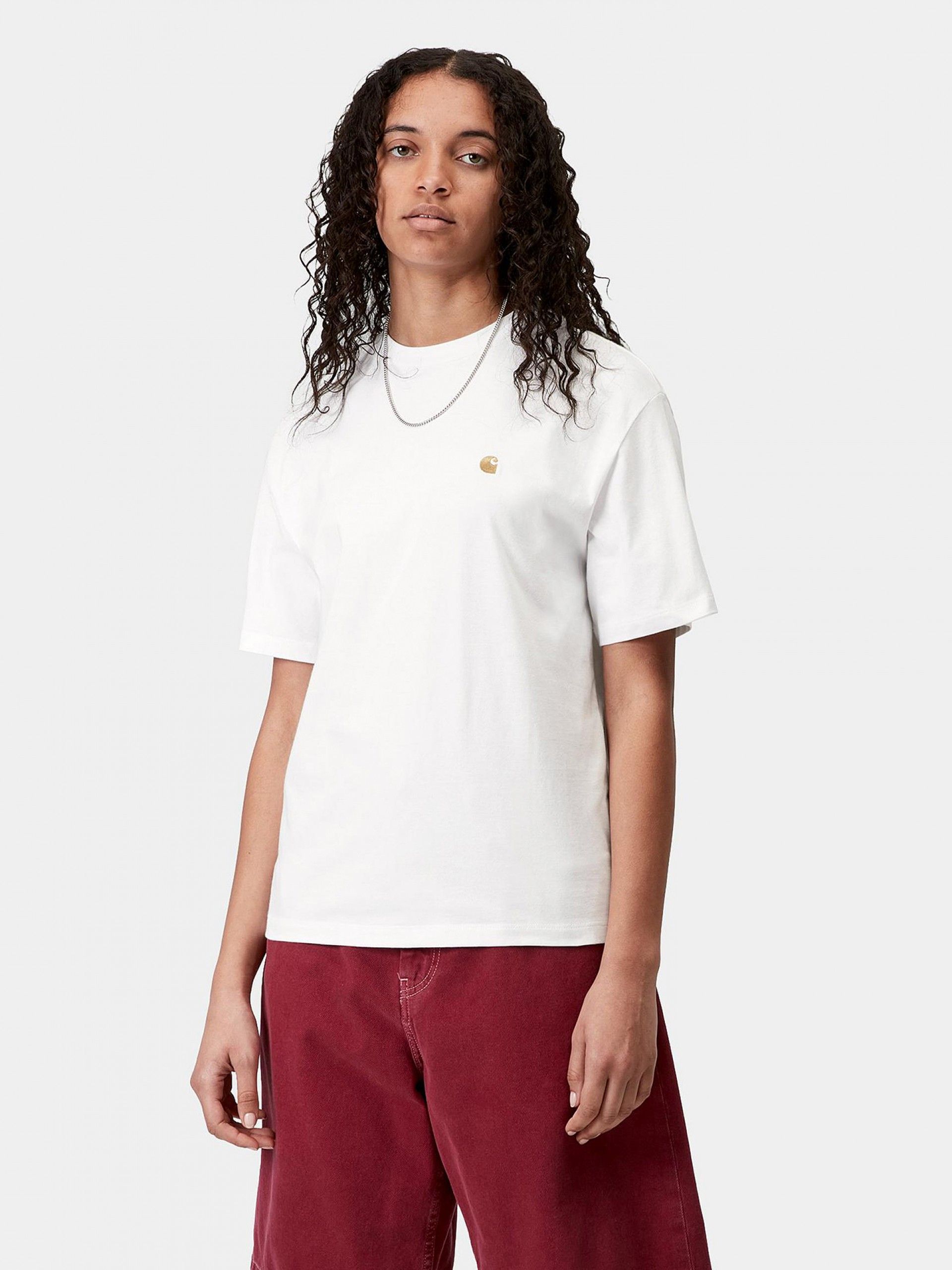 Camiseta Carhartt WIP Chase W Blanca