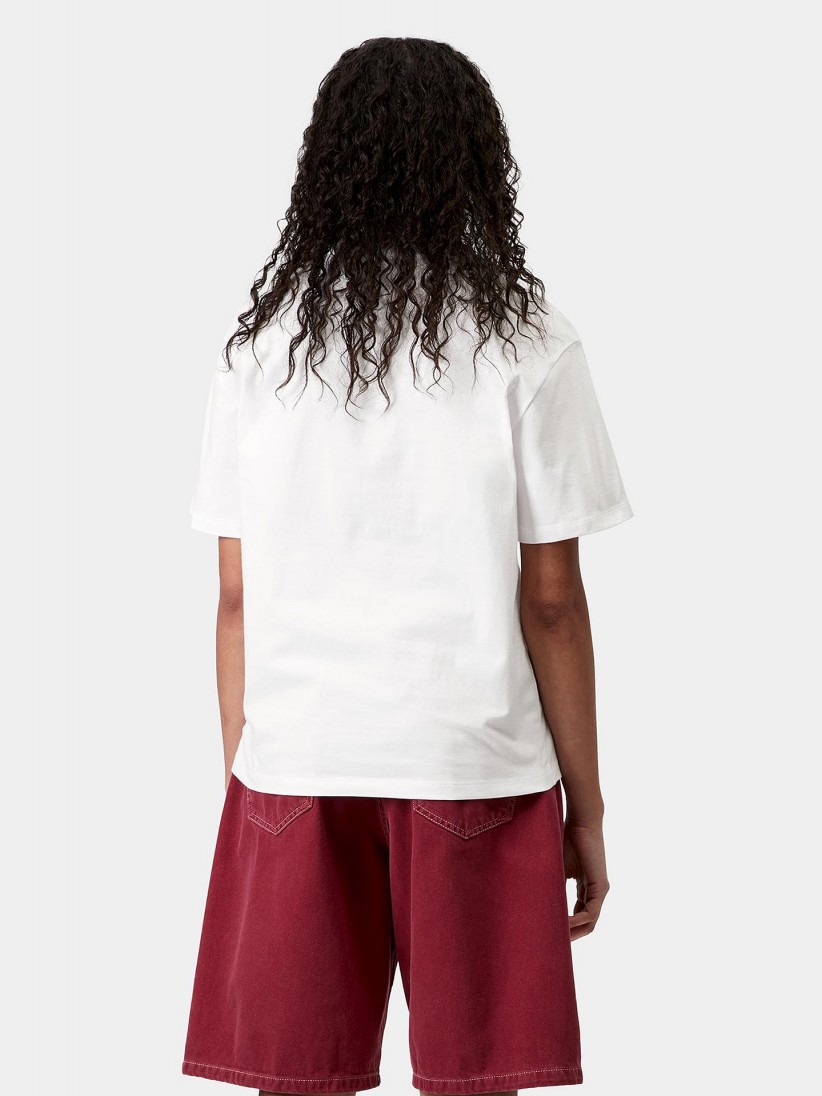 T-shirt Carhartt WIP Chase W Branca