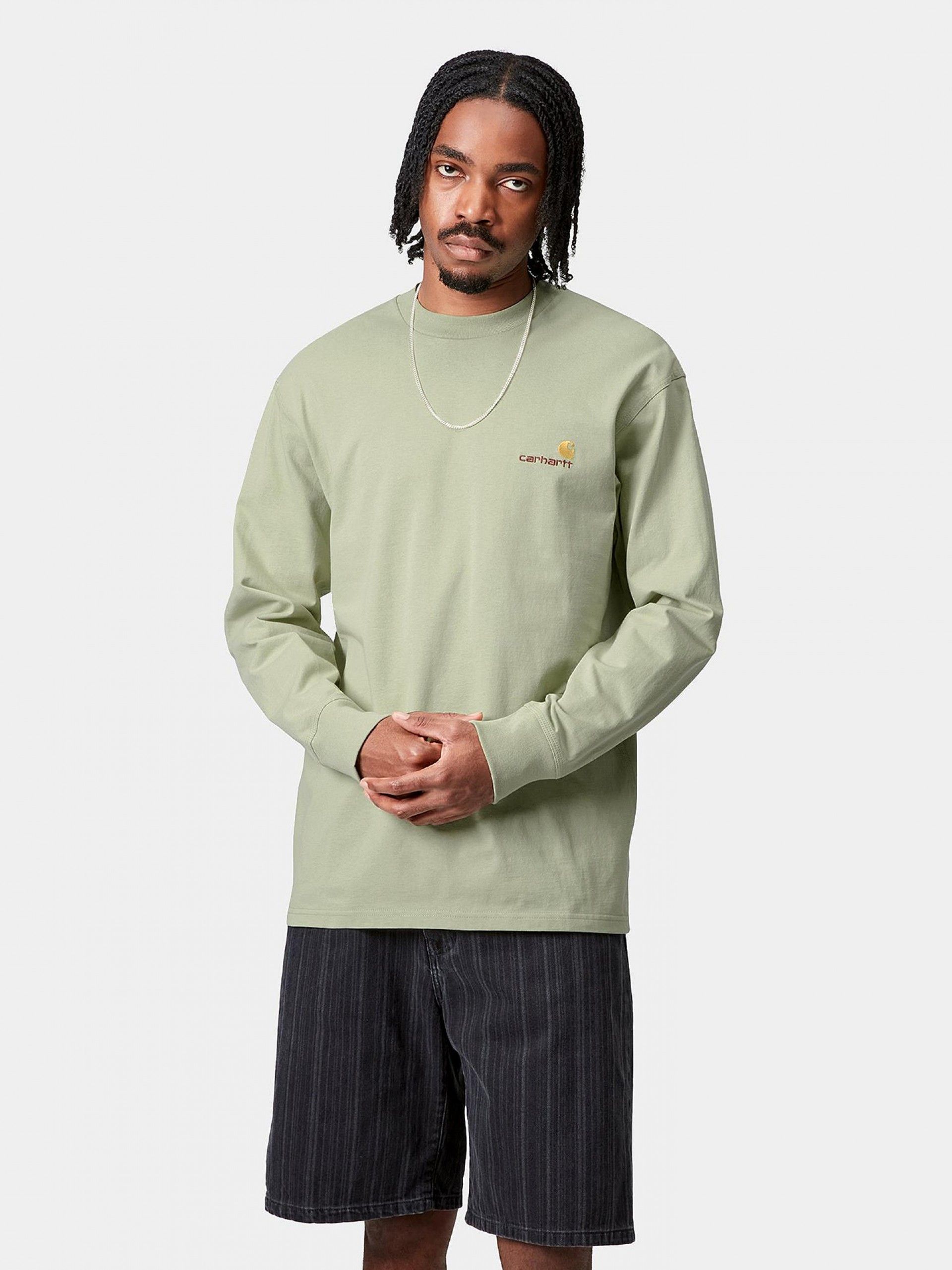 Carhartt WIP American Script Green Sweater