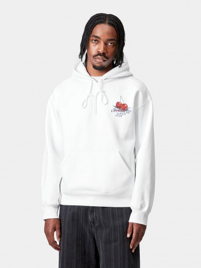 Camisola com Capuz Carhartt WIP Jake Garcia Branca