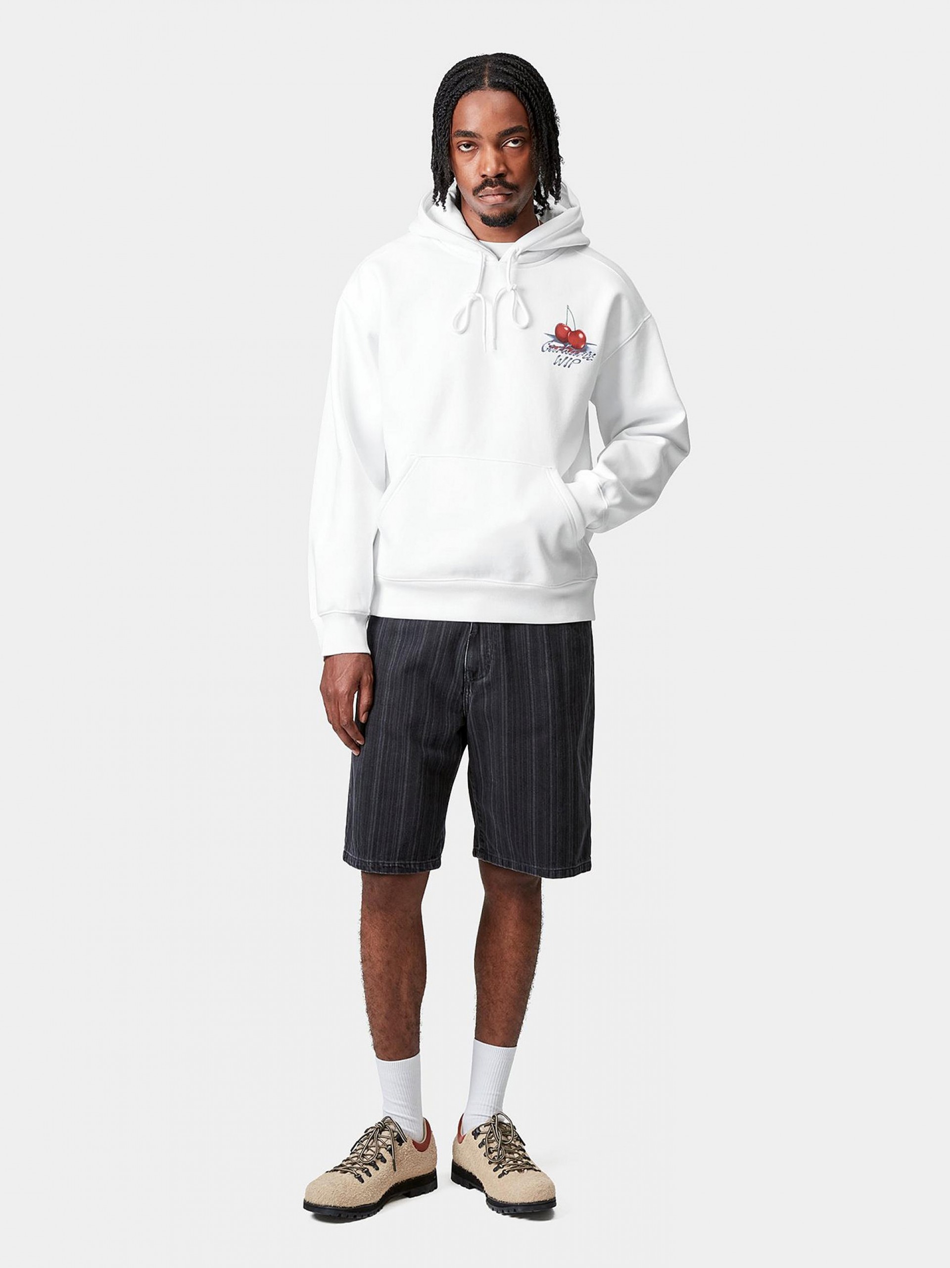 Sudadera con Capucha Carhartt WIP Jake Garcia Blanca