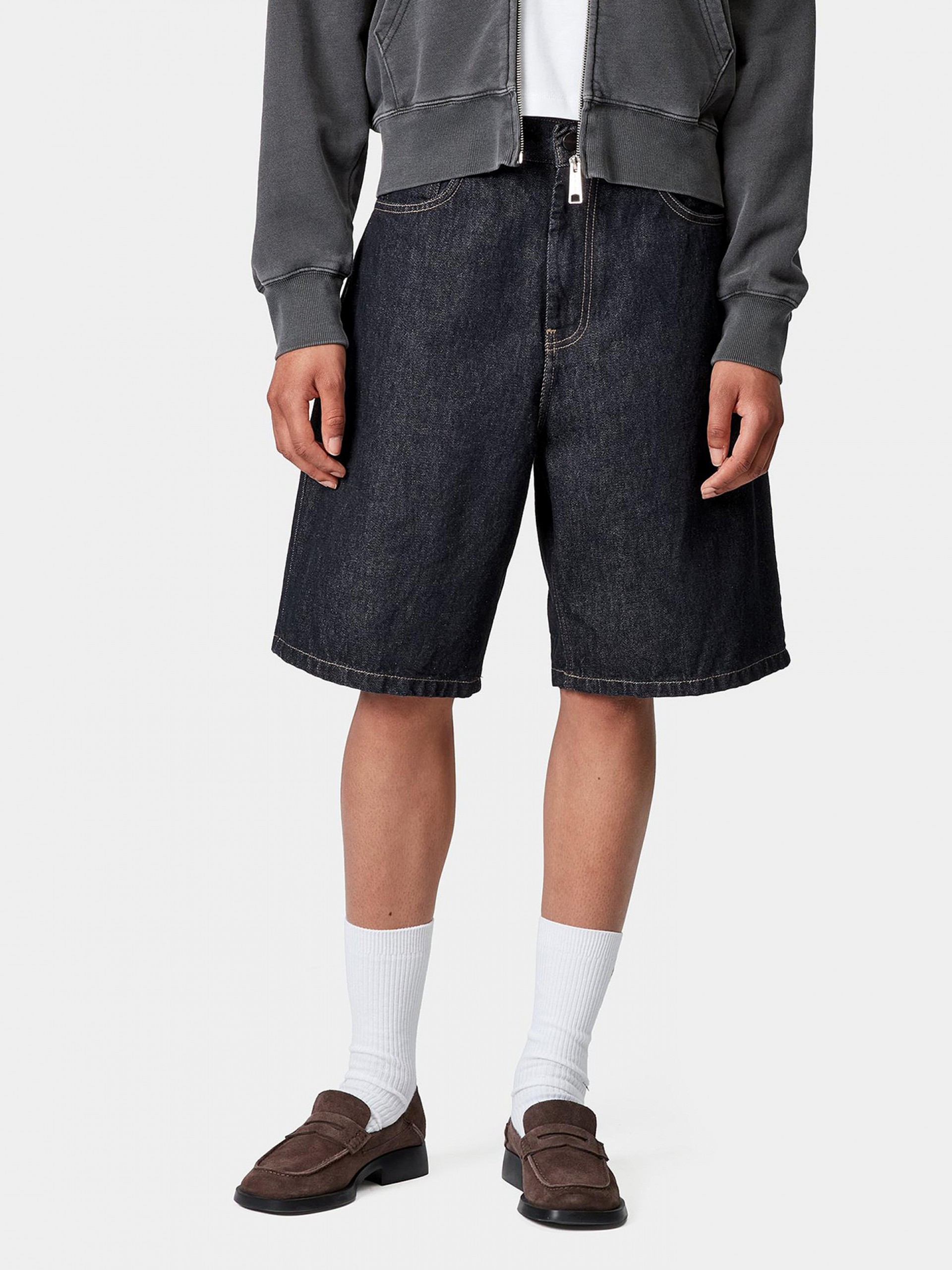 Carhartt WIP Brandon W Blue Denim Shorts