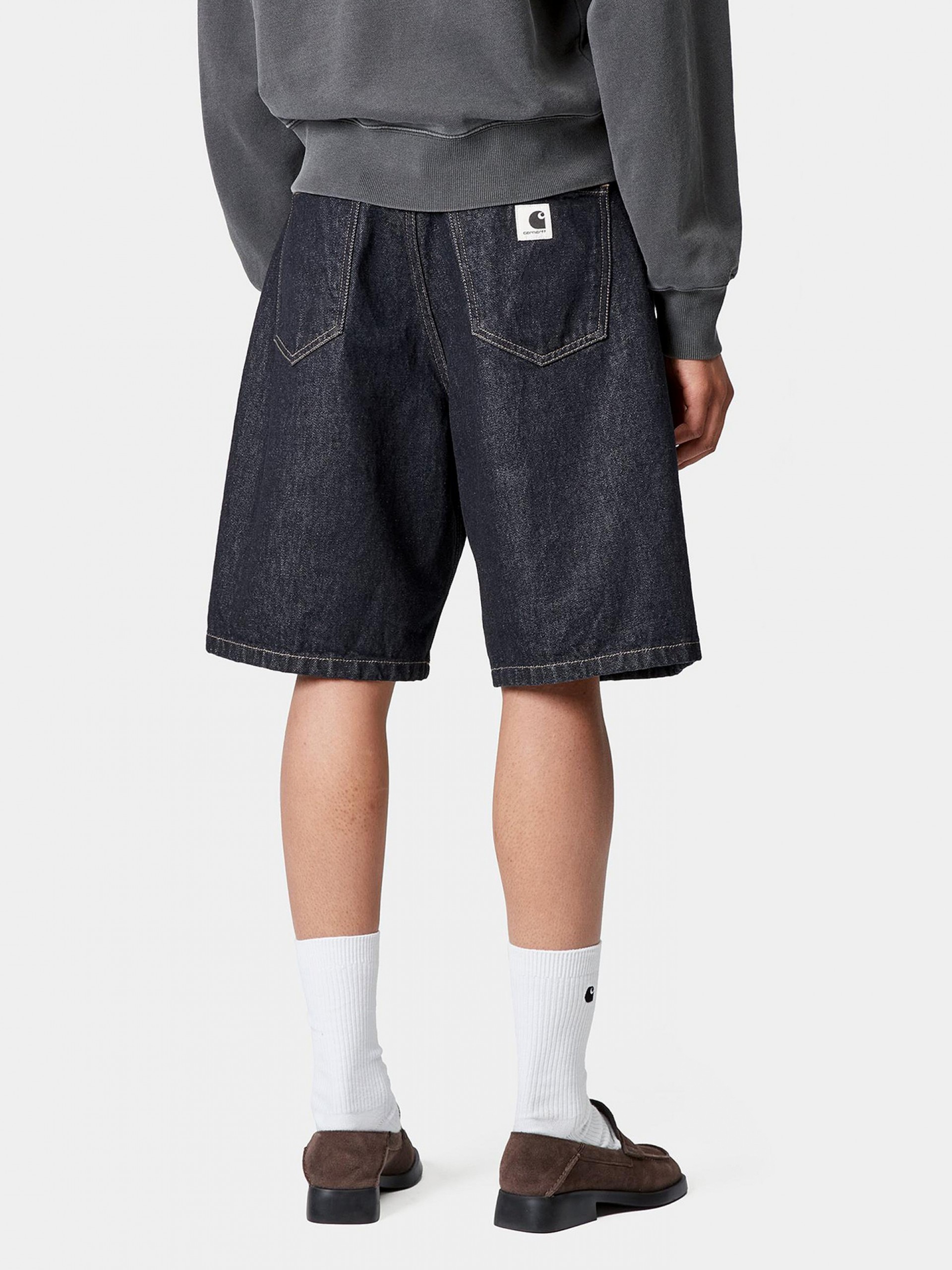 Carhartt WIP Brandon W Blue Denim Shorts