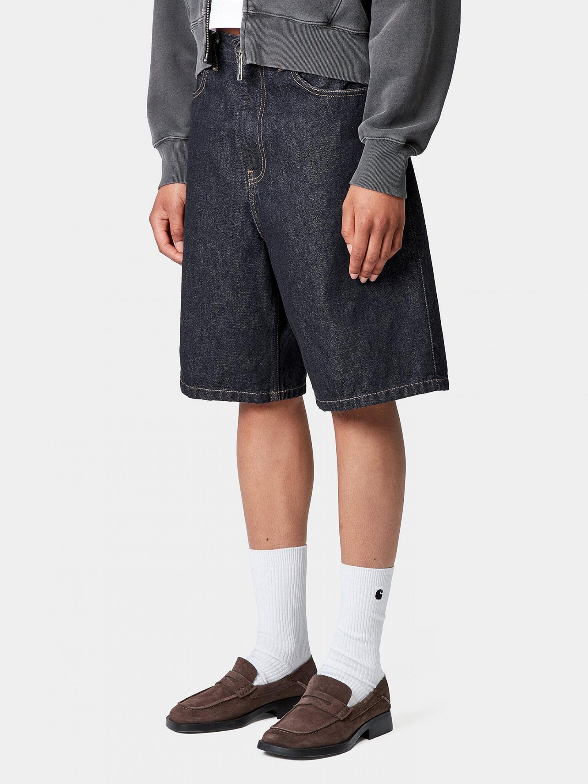 Carhartt WIP Brandon W Blue Denim Shorts