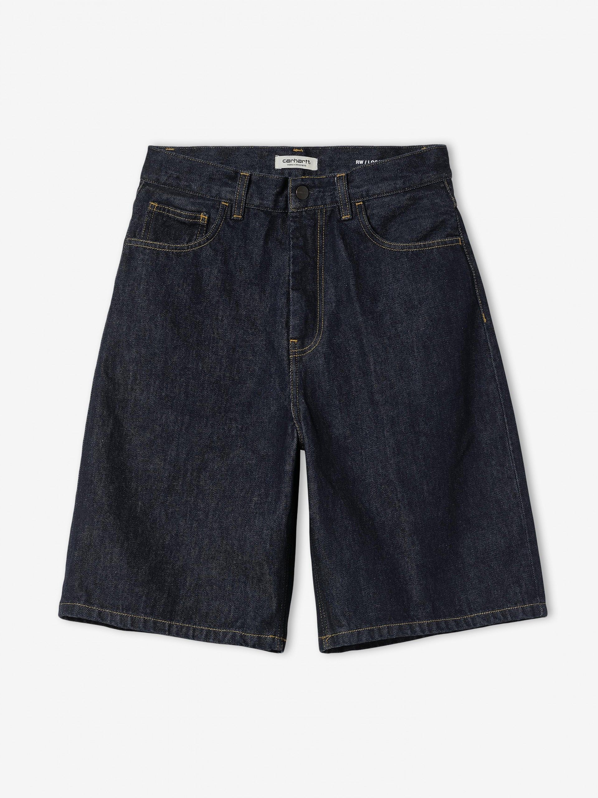 Carhartt WIP Brandon W Blue Denim Shorts