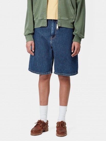 Carhartt WIP Brandon W Blue Denim Shorts