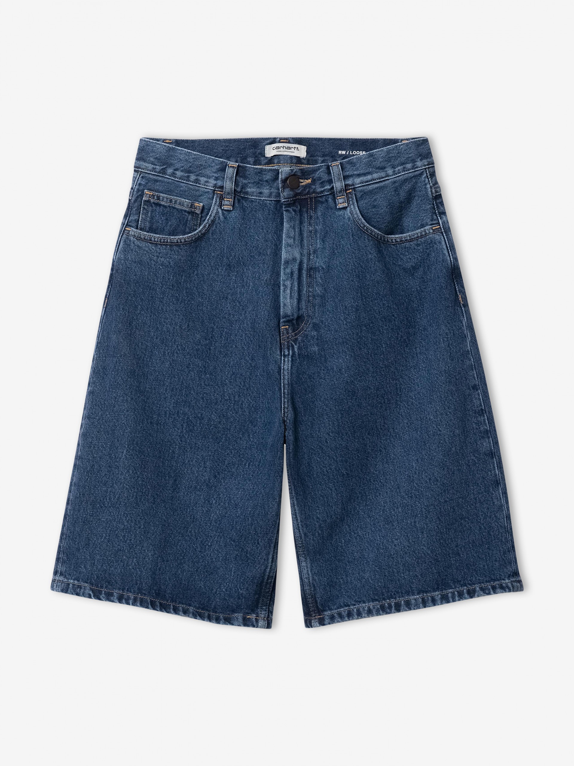 Carhartt WIP Brandon W Blue Denim Shorts