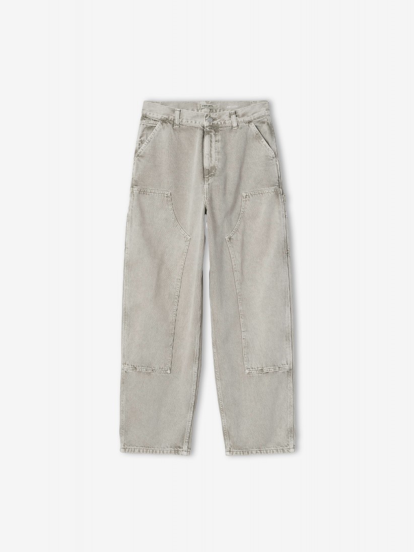Calas de Ganga Carhartt WIP Brandon Double Knee W Cinzentas
