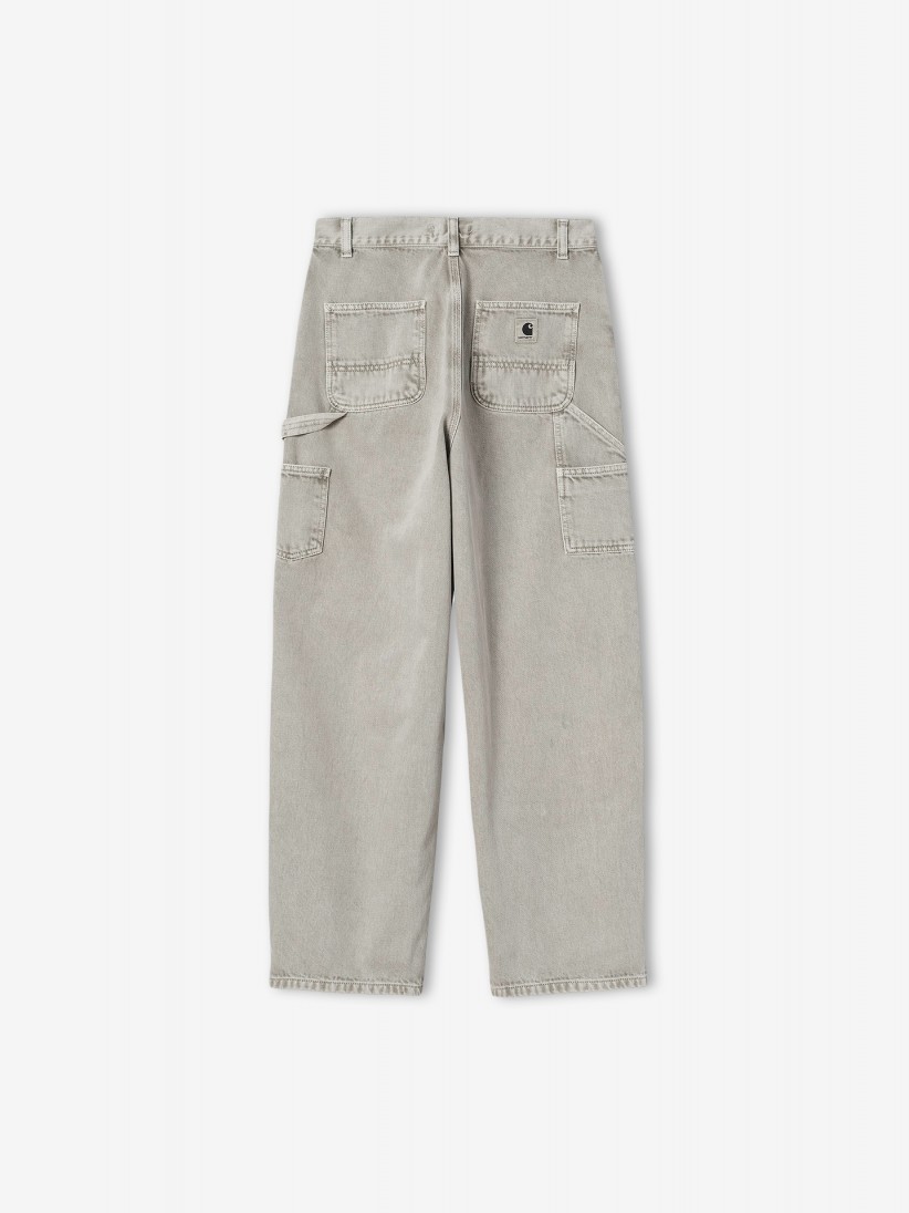 Calas de Ganga Carhartt WIP Brandon Double Knee W Cinzentas