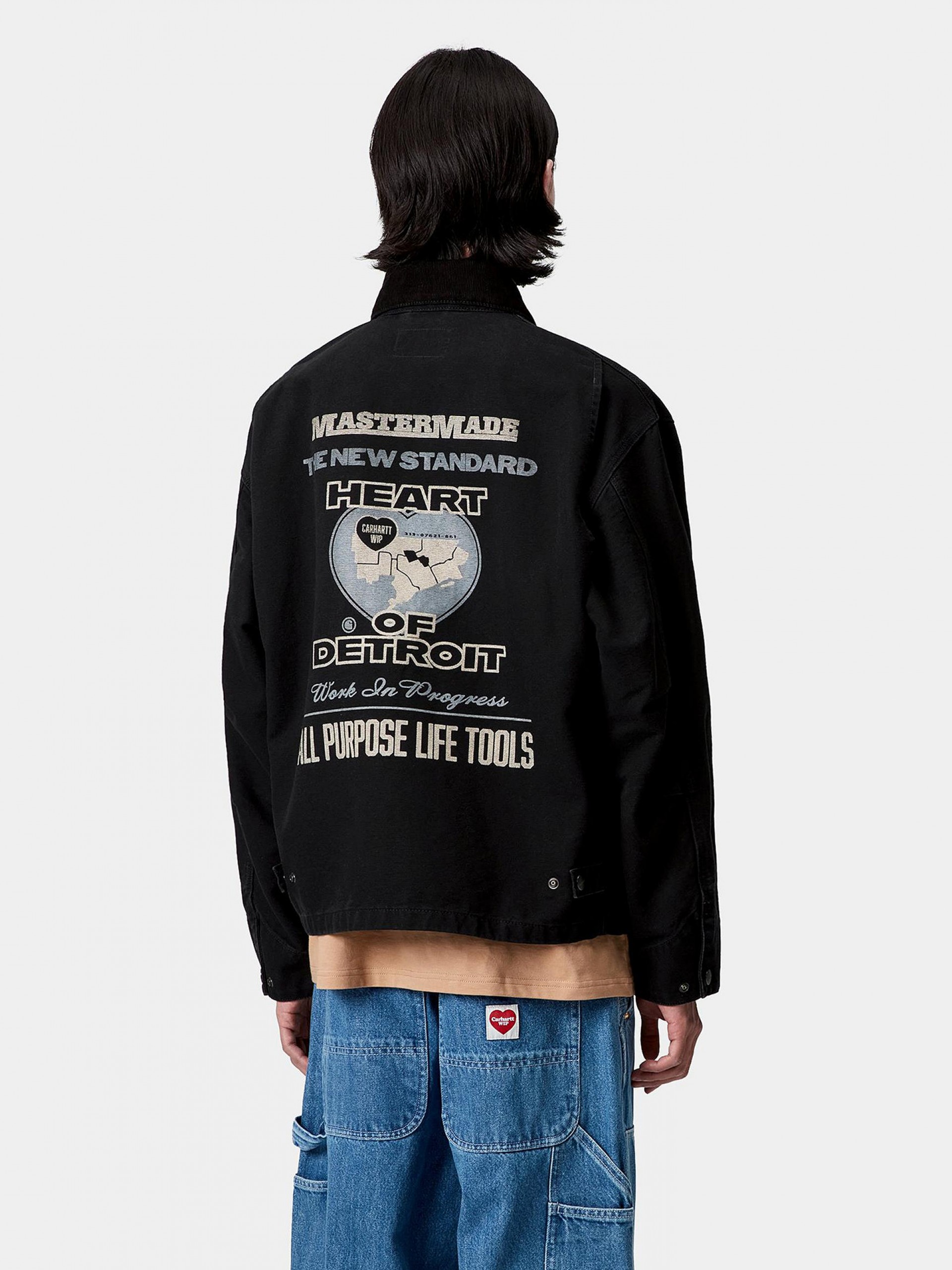 Casaco Carhartt WIP OG Arcan Graphic Preto