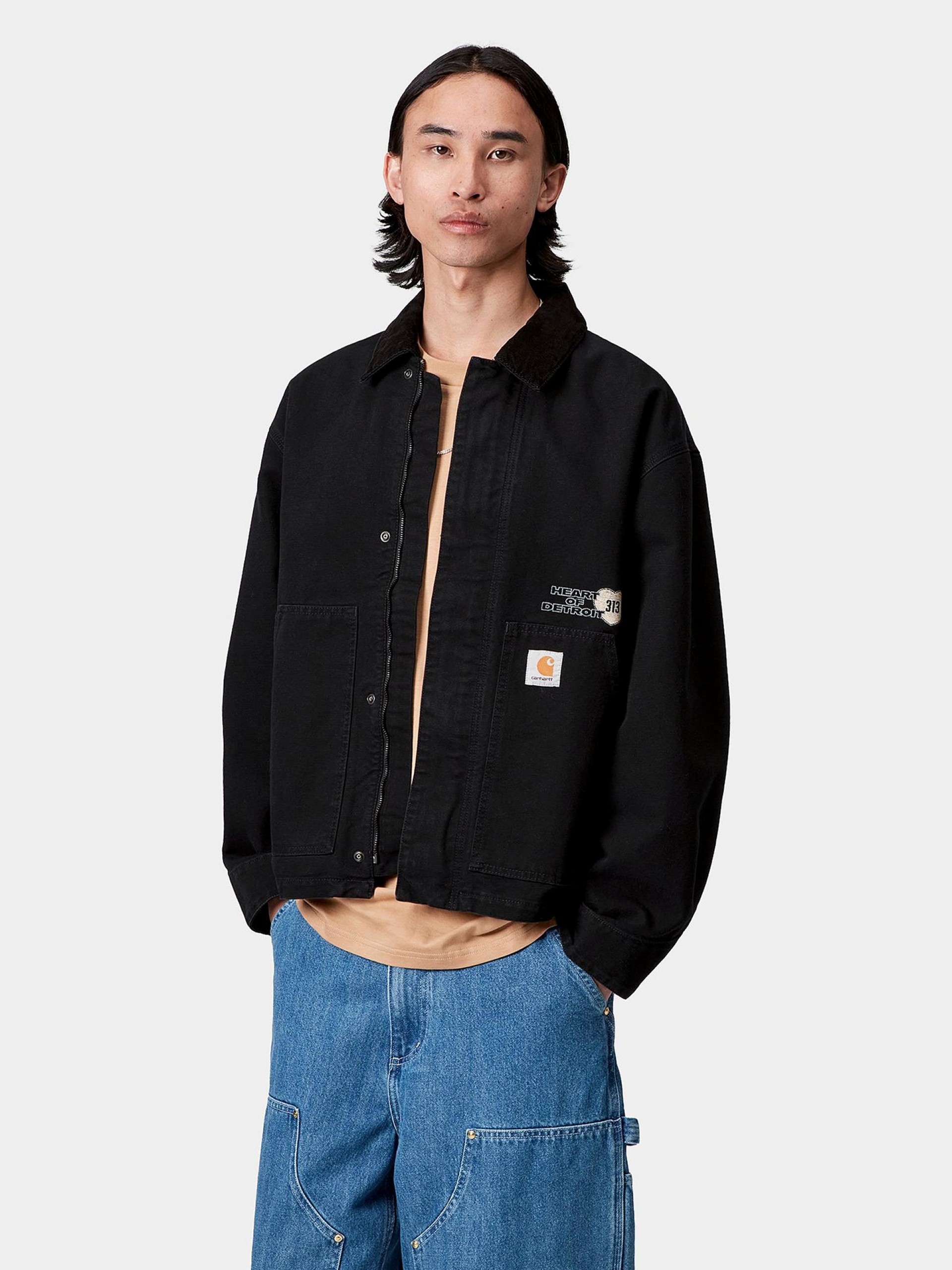 Casaco Carhartt WIP OG Arcan Graphic Preto