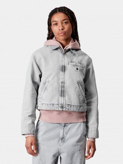 Carhartt WIP Emery W Grey Denim Jacket