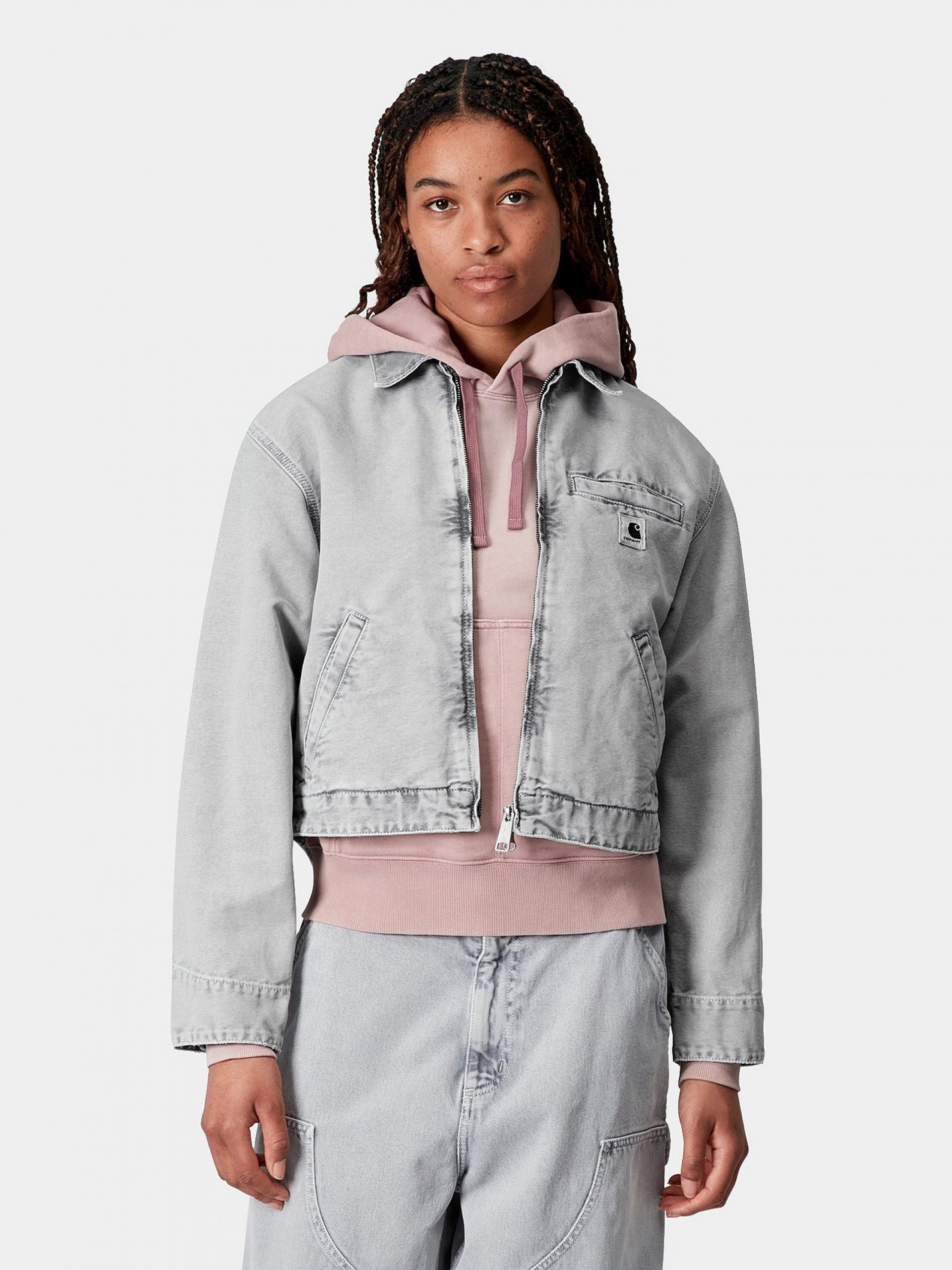 Chaqueta Vaquera Carhartt WIP Emery W Gris